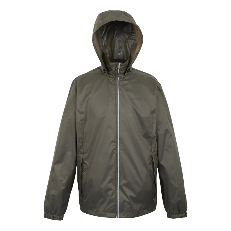 Image of Regatta Regatta Men 'Lyle IV' Waterproof Packaway Jacket in Dark Brown Size: Small Dark Brown S Male 5063019983110