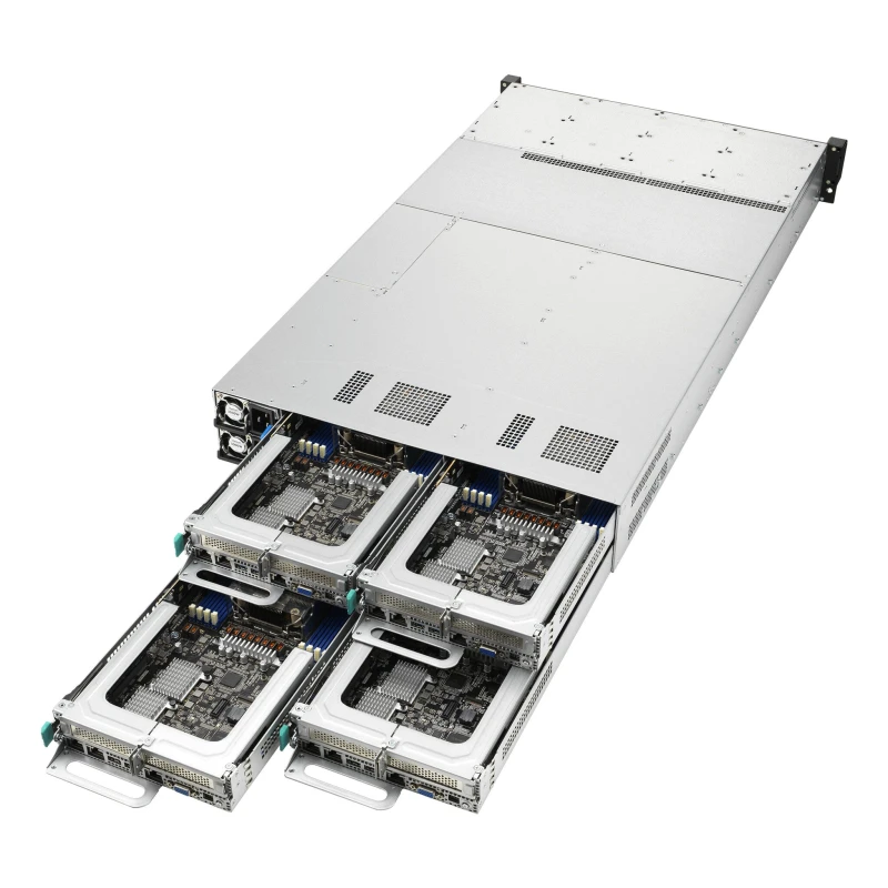 Image of Asus ASUS RS720Q-E11-RS8U Intel C741 LGA 4677 (Socket E) Rack (2U) Black, Silver 90SF02K1-M00070