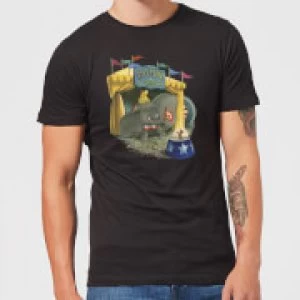 Disney Dumbo Circus Mens T-Shirt - Black