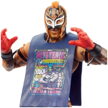 image of Mattel WWE Elite Collection Action Figure - Rey Mysterio (King Of Mystery)