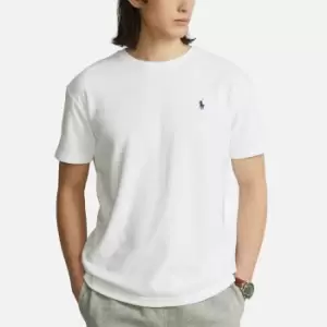 Image of Polo Ralph Lauren Mens Lightweight Cotton Terry T-Shirt - White - M