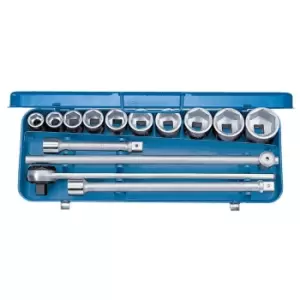 image of Gedore Socket set 3/4" 14 pcs hex 22-50 mm