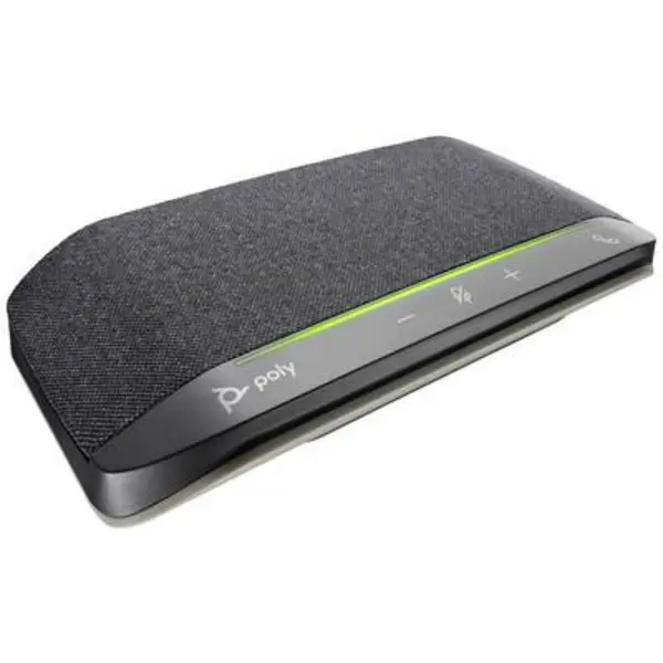 Image of HP Poly HP Poly Sync 10 Conference room loudspeaker Hands-free Black, Silver 7S4M6AA
