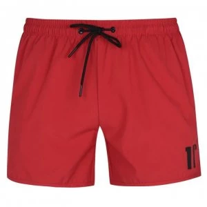 image of 11 Degrees Core Swim Shorts - Inferno Red