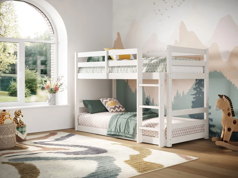 Image of Flair Shasha Low Shorty Bunk Bed White