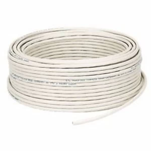 image of Labgear 2 Pair 4 Core Round White CW1308 Telephone Cable - 100 Meter