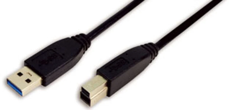 Image of LogiLink 2m USB 3.0 USB cable USB 3.2 Gen 1 (3.1 Gen 1) USB A USB B Bl