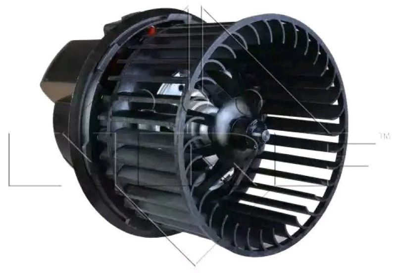 Image of NRF 34033 Blower Motor without integrated regulator Interior Blower (2669)