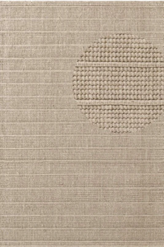 Image of The Rugs Ted Baker Camden Wool Parker Rug Handwoven Striped Living Room In Beige