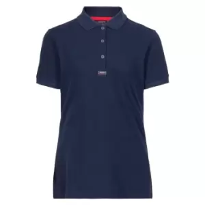 Image of Musto Womens Essential Pique Organic Cotton Polo Shirt Navy 10