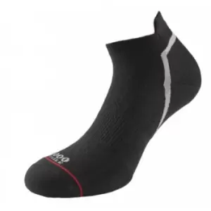 image of 1000 Mile Womens/Ladies Active Trainer Socks (3 UK-5.5 UK) (Black)