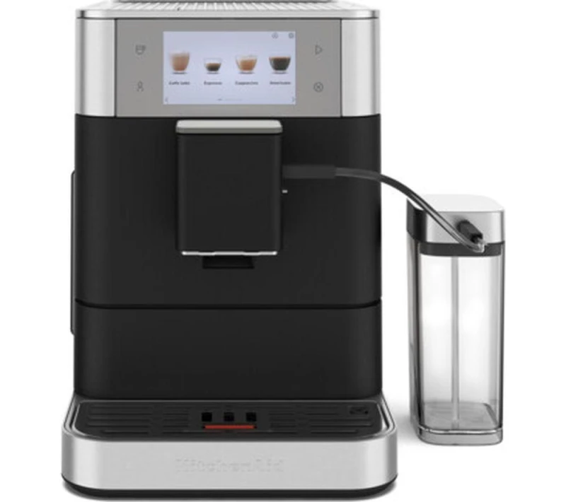 Image of KitchenAid KF8 5KES8558BBK Bean to Cup Coffee Machine - Cast Iron Black 5413184802424