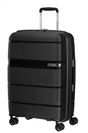 image of American Tourister Linex Spinner 66cm Vivid Black Suitcase