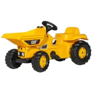 Rolly Toys Caterpillar Dumper Ride On, Yellow