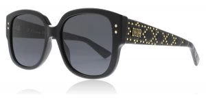 Image of Christian Dior Lady Dior Studs Sunglasses Black 807 54mm