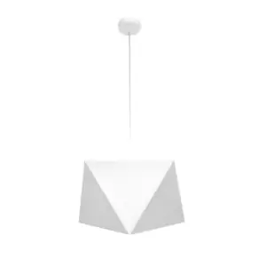 image of Adamant Pendant Ceiling Light White 40cm