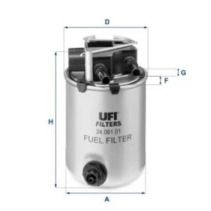 Image of 24.061.01 UFI Fuel Filter