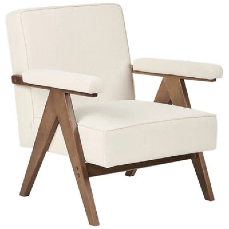 Image of Beliani Armchair Evje Fabric Light Beige
