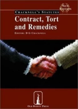 Image of Contract Tort and Remedies by D. G Cracknell Paperback