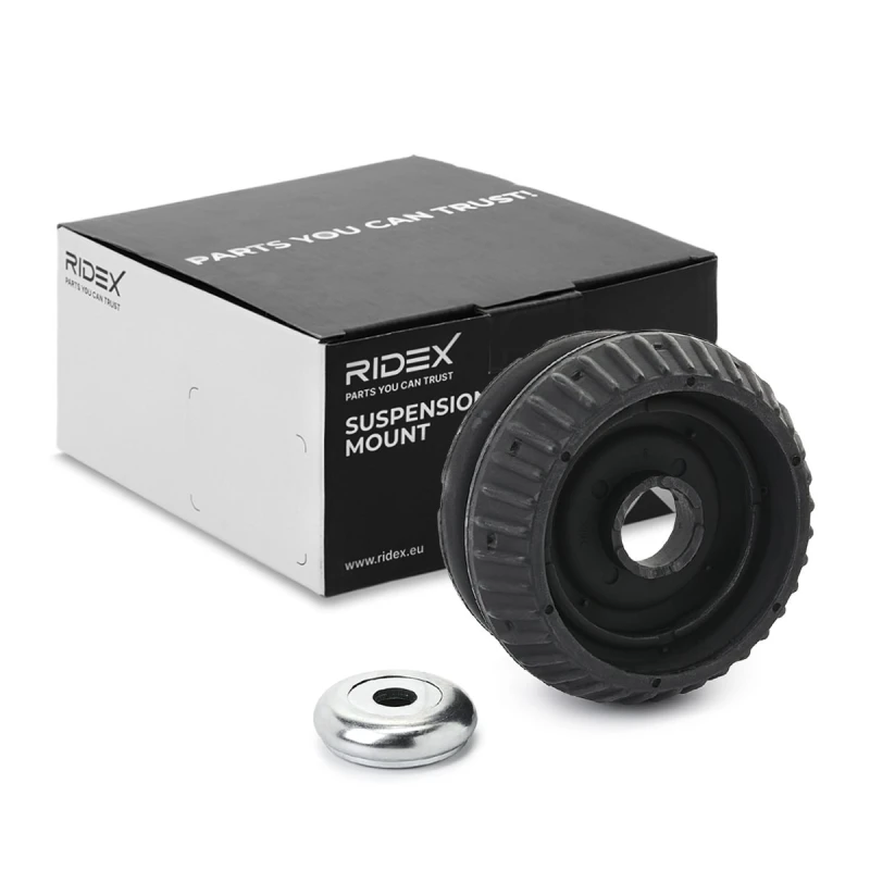 Image of RIDEX 1180S0060 Top strut mount Right, without ball bearing Suspension Strut Support Bearing (1180)