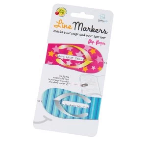 Image of Thinking Gifts Line Markers Flip Flops Bookmarks