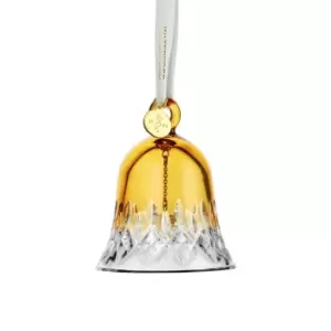 Image of Waterford Christmas Lismore Bell Amber - Yellow