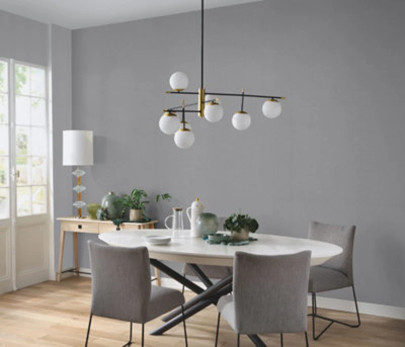 Image of Erismann Wallpaper Erismann Decadent Textured Luxury Plain Vinyl Wallpaper Grey