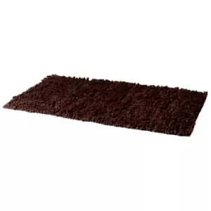 Image of Riva Home Chenille Twist Rug (120x180cm) (Chocolate)