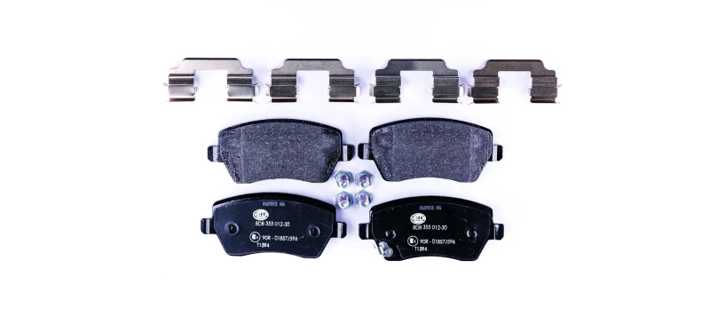 Image of HELLA Brake pad set HELLA 8DB 355 012-301