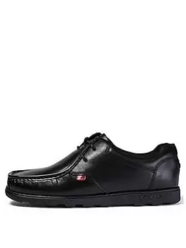 Image of Kickers Fragma Mens Lace-Up Shoes, Black, Size 10, Men