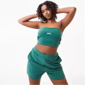 Image of Slazenger ft. Wolfie Cindy Towelling Bandeau - Green