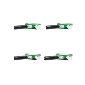 Image of Lexmark C332H BK/C/M/Y Toner High Capacity Return Program Multipack