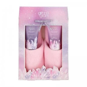 image of Style & Grace Glitz & Glam Slipper Set