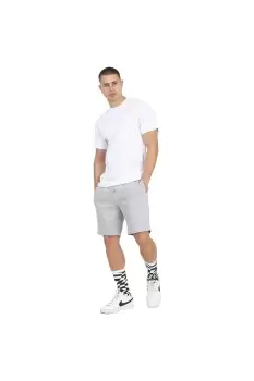 Image of Brave Soul Mens Elasticated Shorts (M) (Light Grey Marl)