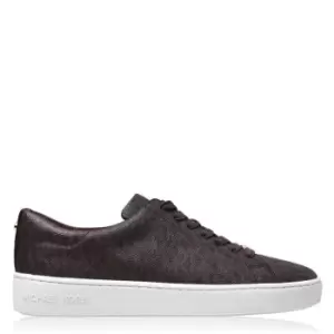 Image of Michael Kors Keaton Heart Trainers - Brown