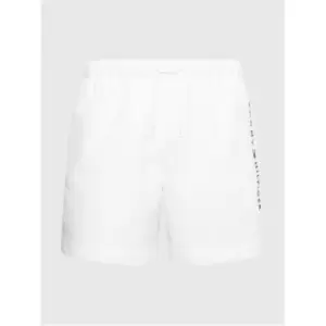 Image of Tommy Hilfiger Medium Drawstring Swim Shorts - White
