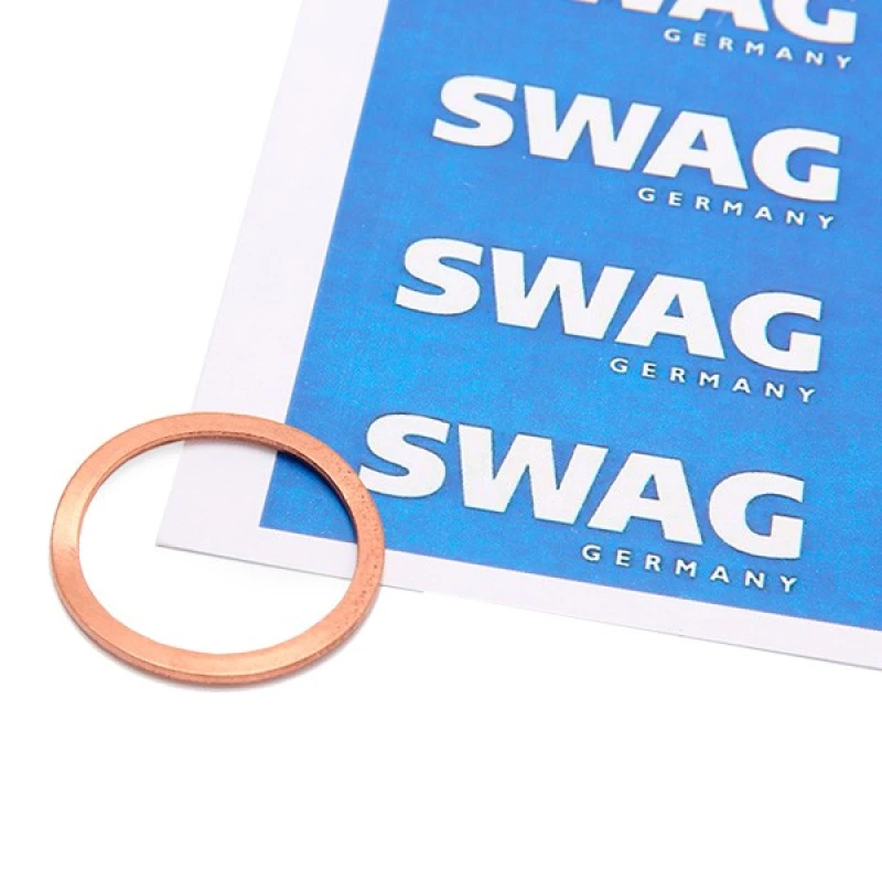 Image of SWAG 10 90 3014 Oil Drain Plug Gasket Copper Copper Seal,oil drain plug (135)