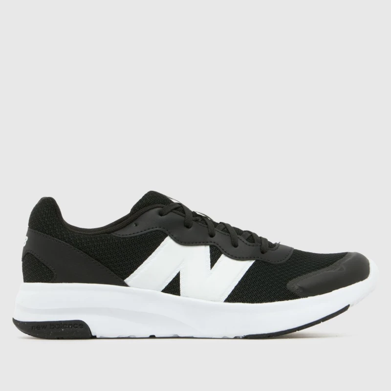Image of New Balance Black & White 578 Youth Trainers Black & White UK 4 (EU 37)