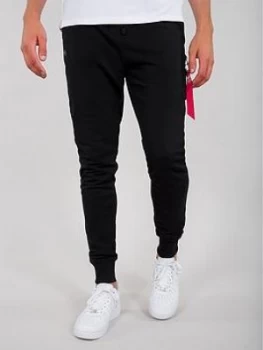 image of Alpha Industries X-Fit Tape Detail Jogger - Black