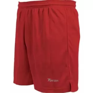 Image of Precision Childrens/Kids Madrid Shorts (M-L) (Red)
