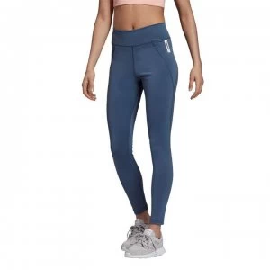 image of adidas Womens Brilliant Basics Leggings Slim - Legend Ink