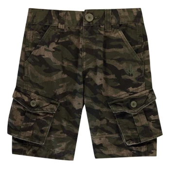 Image of Firetrap Camo Cargo Shorts Infant Boys - Olive Camo