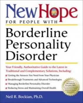 Image of New Hope for People with Borderline Personality Disorder by Neil R. Bockian Ph.D. Paperback