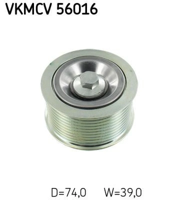 Image of SKF Deflection / guide pulley, V-ribbed belt SKF VKMCV 56016