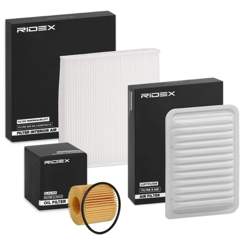 Image of RIDEX 4055F20424 Filter Set with gasket/seal Filter Set (4055)