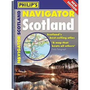 Image of Philip's Navigator Scotland (A4 Spiral binding) Spiral bound 2017