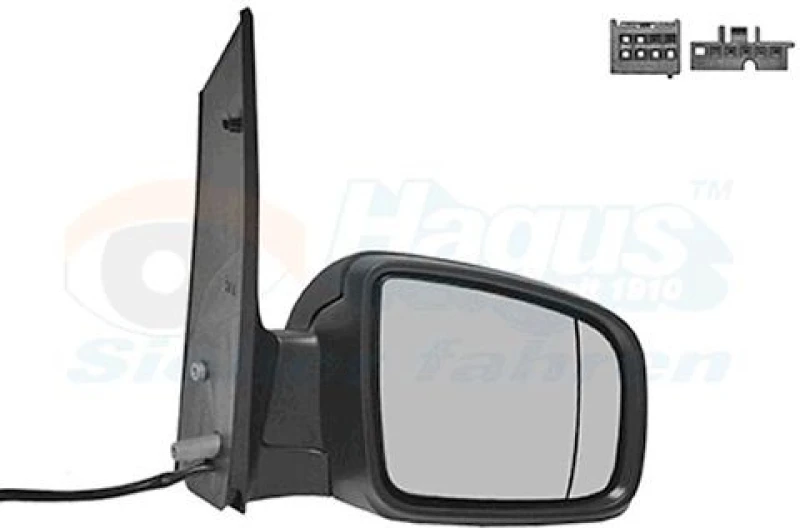 Image of VAN WEZEL Wing mirror VAN WEZEL 3081818