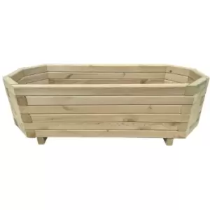 Image of Garden Raised Bed 100x40x31cm Impregnated Pinewood Vidaxl Brown