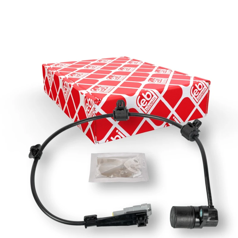 Image of FEBI BILSTEIN 174483 ABS Sensor Rear Axle Left Sensor,wheel speed (412)