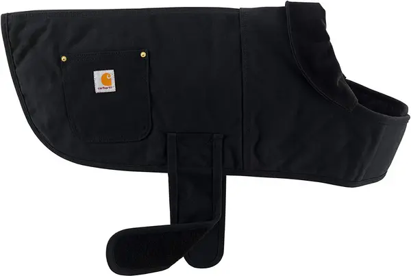Image of Carhartt Rain Defender Chore Coat Dog Overall, black, Size M